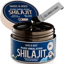 Pure Himalayan Shilajit résine – 500 mg Max Strength Complexe d'acide fulvic organique pour les hommes et les femmes – Laboratoire testé avec 85+ Trace Minerals – Énergie, Stamine et Performance mentale – 30 g Jar