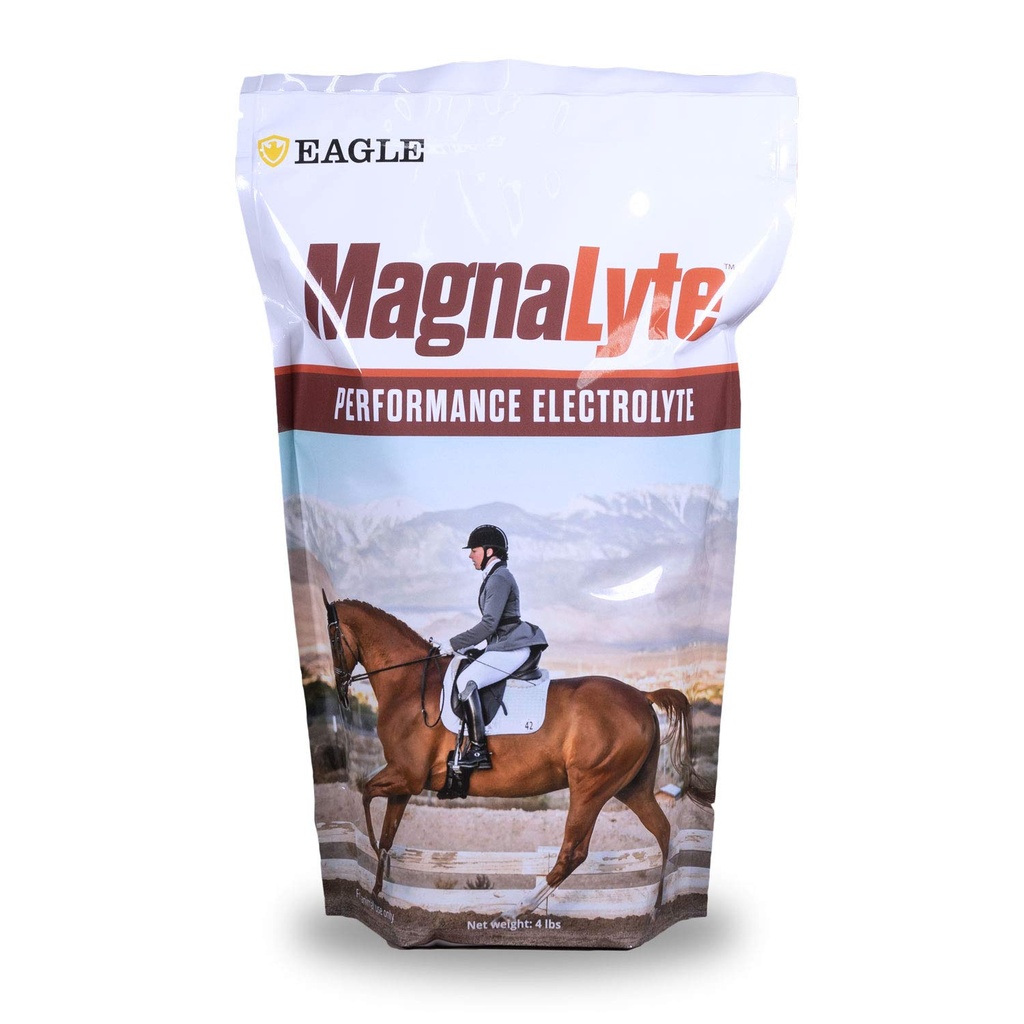 MagnaLyte Loose Salz und Elektrolyte für Pferde von Eagle Equine | Mineral Meer Salz, Trace Minerals, Elektrolyte | 4 lb Tasche