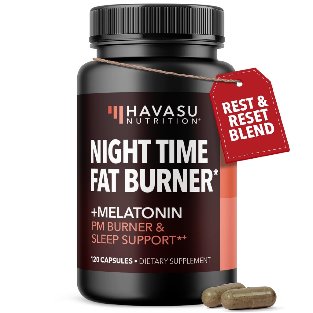 Nacht Zeit Fat Burner Metabolismus Booster | Appetite Suppressant & Ergänzung zu unterstützen Gewichtsverlust | 120 Gewichtsverlust Ergänzung Pillen für Männer