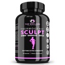 Thermogenic Fat Burner, Appetit Suppressant, Weight Loss Supplement für Damen und Herren, Stoffwechsel, Energie, Fokus, Gehirn, Koffein Pillen mit Chrom, Grüner Tee Extrakt, L Theanine, Sculpt 60 Kapseln