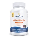 Nordic Naturals Vitamin D3 Gummis, Wild Berry - 120 Gummis - 1000 IU Vitamin D3, 1,4 mg Eisen - Großer Geschmack - Gesunde Knochen, Mood & Immunsystem Funktion - Non-GMO - 120 Servietten
