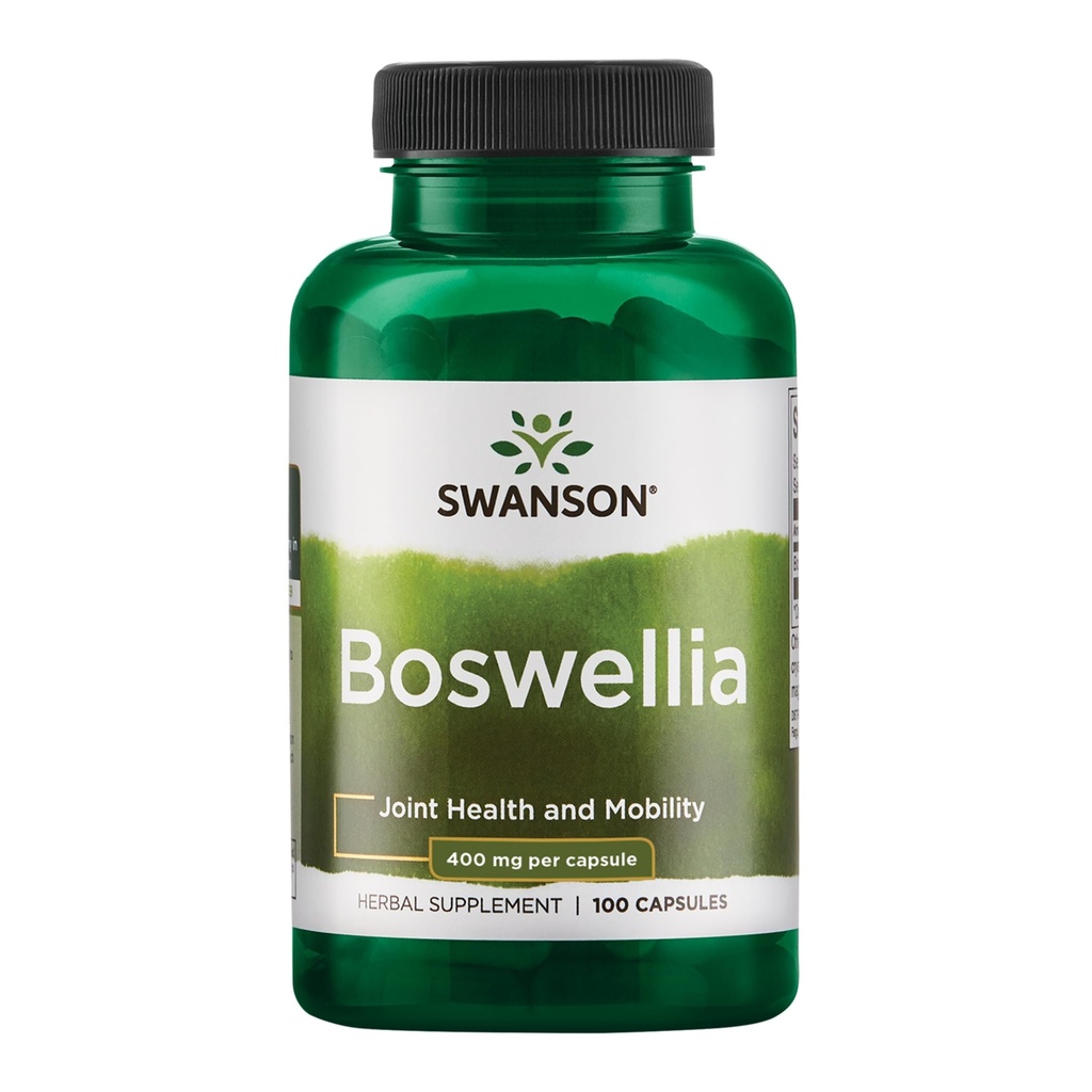 Swanson Boswellia Joint Flexibility Movement Support Ayurvedic Herb (boswellia serrata Harz) 400 mg pro Kapsel 800 mg pro Portion 100 Zähler