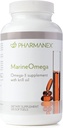 Pharmanex Marine Omega, Omega-3 Fettsäuren & Krill Öl Supplement, 1200mg DHA & EPA per Servieren, 120 Softgels, unterstützt Herz, Gehirn, Gelenk, & Gesamtgesundheit