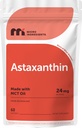 Micro-ingrédients Astaxanthine 24mg avec huile MCT, 60 Softgels, 2 mois d'approvisionnement