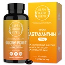 Astaxanthin Ergänzung 12mg | Pflanzenbasiertes Antioxidans für Haut Hydration, Elastizität & Radiant Glow | From Algae Extract | Non-GMO, Vegan, Made in USA | 2 Month Supply, 60 Softgels
