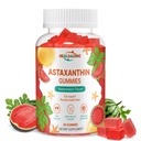 Astaxanthin 12mg Suppléments Gommies: Supplément antioxydant pour soutenir les yeux, la peau, les articulations et le système immunitaire santé non-OGM et sans gluten (60 Gommies)