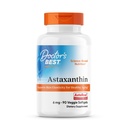 Le meilleur supplément végétalien d'Astaxanthine de docteur 6 mg - Elasticité de la peau et soutien antioxydant pour les hommes et les femmes, extrait de l'hématococcus Pluvialis Microalgues, non OGM, sans gluten - 90 légumes softgels