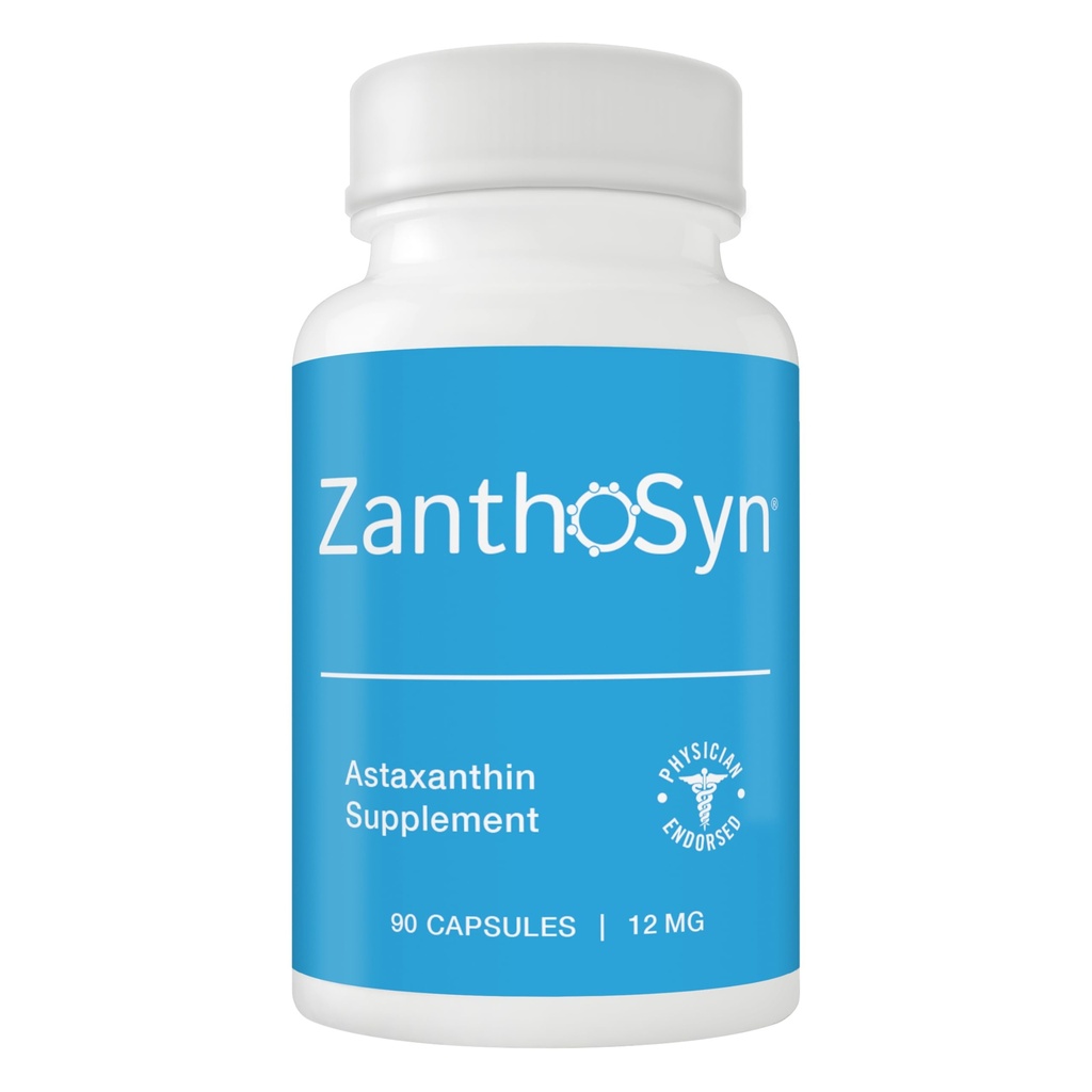 Astaxanthin, Triple Strength (12mg) x Dreifache Bioverfügbarkeit (3X Absorption in Bloodstream), Superior Purity, Non-GMO, Major Allergen Free, Kein Fischiger Nachgeschmack, 90 Gemüsekapseln