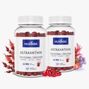 Astaxanthin 12mg Suppléments, 120 Softgel, Max Strength Astaxanthin Suppléments antioxydants, Microalgues fraîches, 4 mois d'approvisionnement, 2 bouteilles