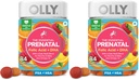OLLY Essential Prenatal Gummy Multivitamin,Folic Acid,Vitamin D,Omega 3 DHA,Supports Healthy Growth and Brain Development,Citrus Berry -,84 Count (Pack of 2)