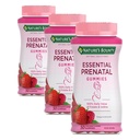 Nature's Bounty Optimal Solutions Essential Prenatal Gummis,Folic Acid und Iodine,Omega 3 und DHA,25 Servierungen,50 Count (Pack von 3)