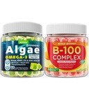 Oméga végétalien 3 Gummies+ Gommies complexes de vitamine B100