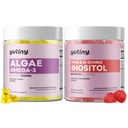 Myo-Inositol et D-Chiro Inositol Oméga végétalien 3 Gommies pour femmes