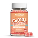 CoQ10 Gummie 200mg mit Omega-3, EPA + DHA, & Magnesium - Coenzym Q10 Ergänzungen für Herzgesundheit, Zelluläre Energie & Antioxidans, Vegan - 60 Gummie