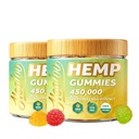 HOOLOO Hanf Gummi 450.000mg für Deep Sound Bedtime Support und Discomfort Relief, Fruchtiger Hanf Gummy Infused Omega 3, Vitamine, Made in USA