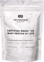 Centenarius Nutrition Grass Fed Whey Protein Unflavored Powder 500g mit natürlichen Aminosäuren für optimiertes Muskelwachstum, Erholung & Effizienz - Kaltgefiltert, keine Additive oder Hormone