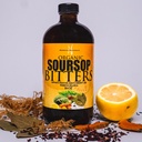 Soursop Bitters Liquid Herbals mit mehreren Potent und Bio Kräuter- Moringa, Ashwaganda, Ziegenkraut für Total Health Boost, Körper Detox, Blase und Gut Health - 16oz