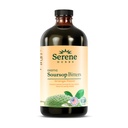 Serene Kräuter Soursop Bitters Liquid – Bio Kräuter Sour SOP Guanabana mit Schwarzer Seed, Moringa, Irish Moss & Ginger – Gut Support, Energy & Immune Boost – Vegan, Non-GMO – Orange Flavor – 16 Unzen