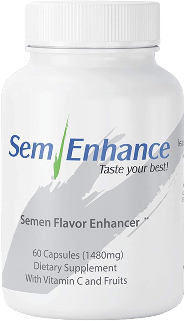 Semenhance - Faire goûter au sperme une formule masculine fruitée avec ananas et vitamine C - Supplément à base de fruits pour les hommes - 60 capsules