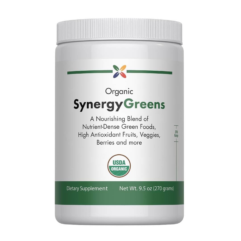 Arrêter de vieillir maintenant - Mélange de suppléments de poudre de Greens bio - 9.5oz - naturellement aromatisé