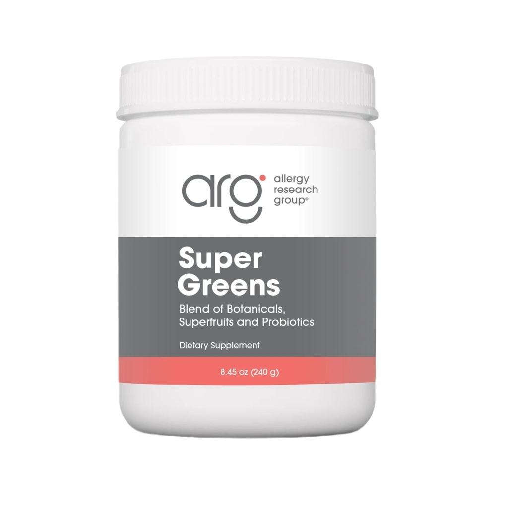 ARG Super Greens Powder - Liefert 4.4 g Greens Blend - Nährstoff-Dense Green Powder Supplement - Chlorella & Spirulina Powder - Gesamtgesundheit & Wohlbefinden Unterstützung - 30 Servierungen - 8.45 oz
