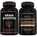Vital Vitamine Brain Booster 30 ct + Astaxanthin 60 ct