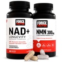 Kraftfaktor NMN-Ergänzung, NAD+ (NMN oder Nicotinamid Riboside Alternative) mit Resveratrol, Astaxanthin, Spermidin & Luteolin Complex, NAD zur Unterstützung zellulärer Gesundheit und gesunder Alterung, 60 Kapseln