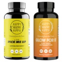 Happy Healthy Hippie Glow für es Astaxanthin Supplement & A Little Pick Me Up natürliche Energie Pillen