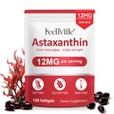 Suppléments d'astaxanthine 120 Softgels, 4 mois d'approvisionnement
