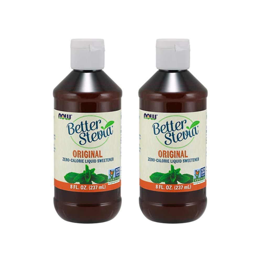 Maintenant les aliments mieux Stevia Extrait liquide original, bouteille de 8 once (paquet de 2)