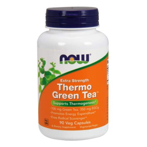 JETZT Nahrungsergänzungsmittel, Thermo Green TeaTM, Extra Strength, mit 700 mg Grüner Tee und 350 mg EGCg, 90 Veg Kapseln
