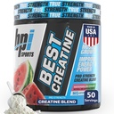 BPI Sports Meilleure Créatine - Creatine Poudre monohydratée pour hommes et femmes, Sel himalayen - Force, Pompe, Croissance musculaire, Définition musculaire - Non Bloat - Pas de pastèque Refroidisseur - 50 portions - 10.58 Ounce