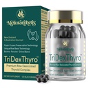 Schilddrüsenergänzung – TriDexThyroTM Raw Desiccated Thyroid Complex 375 mg mit Bovine, Porcine & Ovine –120 Kapseln für Damen und Herren(1 Pack)