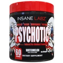 Insane Labz Psychotique, Poudre de pré-entraînement stimulante, Énergie latente extrême, Focus et Endurance avec Beta Alanine, Créatine Monohydrate, DMAE, 60 Srvgs, Pastèque