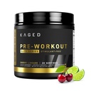 Kaged Pre Workout Elite Stim Free Powder | Cherry Limeade | Kreatin, Beta Alanine, L-Citrulline | Kein Koffein | 20 Servierungen