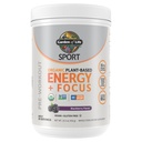 Garten des Lebens Sport Organic Plant Based Energy + Fokus Clean Pre Workout Powder, mit 85mg Koffein, Natural No Booster, B12, Vegan, Glutenfrei, Non-GMO, BlackBerry, 15.3 Oz
