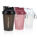 3 Pack Shaker Bottles für Proteinmischungen, 17 oz Small Protein Shaker Bottle mit Griff, Gym Shaker Cups mit Blending Ball für Pre Workout, BPA-Free & Spülmaschine Safe (Schwarz, Weiß, Pink)