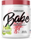 Babe Pre Workout Pulver für Frauen | Sparkling Orchard | 6g Citrulline, 2g Beta-Alanine, 100mg Hyaluronsäure, 5mg Biotin und 5 andere eingetragene Markeninhalte | 30 Portionen | 12.6 OZ