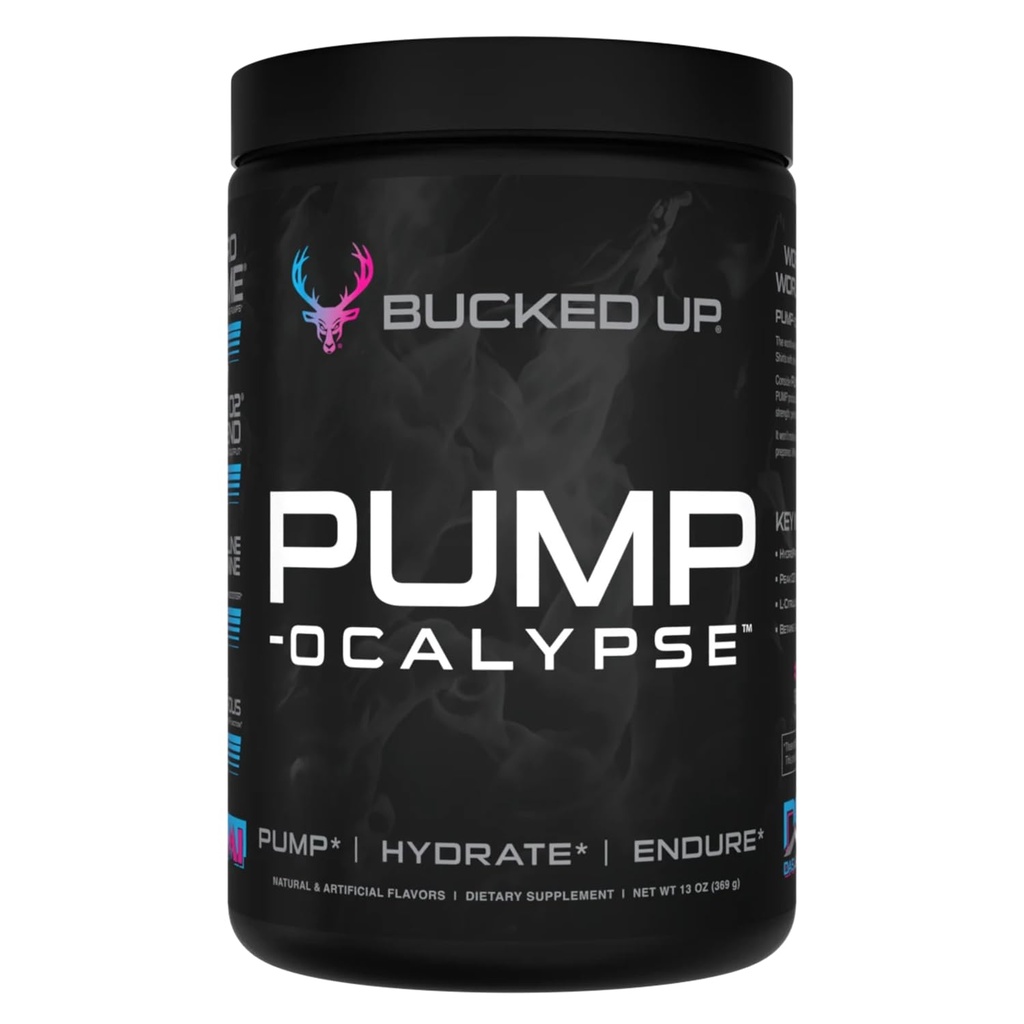 Pump-ocalypse Miami | Nitric Oxid und L Arginine Ergänzung mit Citrulline Malate, GlycerPump | Ultimate N.O. Booster | Lean Muskelunterstützung für Blutfluss, Vascularity, Hydration und Endurance