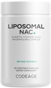 Codeage Liposomal NAC Supplement - N-Acetyl L-Cystein Aminosäure - 2 Monate Versorgung - Free-Form NAC - Phospholipid Complex - Vegan, Non-GMO, Gluten-Free, Dairy-Free - 120 Kapseln