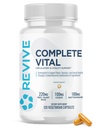Suppléments et soutien revive MD, Vital complet (120 capsules végétariennes) - Supplément NAC et CoQ10 soutient l'activité de santé et d'antioxydant (30 portions)