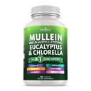 Mullein Leaf Extract for Lungs Cleanse NAC Supplement Chlorophylle Chlorella Ginger Licorice Astragalus Oregano Turmeric Support 90 Compte