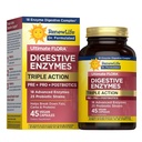 Renew Life Ultimate Flora Verdauungsenzyme mit Probiotika und Präbiotika | Doctor Formulated | 45 Vegan Capsules | Eases Occasional Gas, Bloating & Discomfort | Dairy, Soy und Gluten Kostenlose Ergänzung