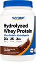 Nutricost Hydrolysed Whey Protein Powder (Chocolate) 2 LBS - Whey Protein Hydrolysat, 25g Protein, GMO-frei, Glutenfrei