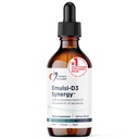 Designs für Gesundheit Emulsi-D3 Synergy 2000 IU Vitamin D Liquid mit Vitamin K - Emulgierte Flüssigkeit D3 K2 Tropfen für Immunsystem Unterstützung & Knochengesundheit - Glutenfrei + Nicht-GVO (55 Portionen / 1,8 oz)