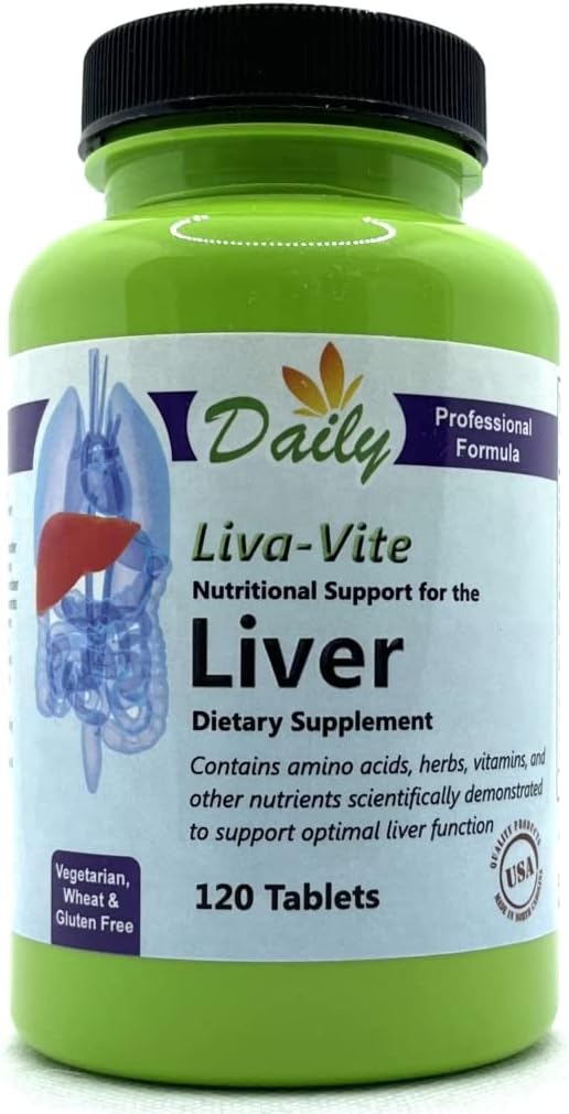 Tägliche Herstellung Liva-ViteTM (L-Methionin, Choline, Inositol, Taurine, Dandelion Root Extract, Milk Thistle Extract, Black Radish Root, Beet Root, Uva Ursi & Goldenseal Root)