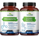 Zazzee 40:1 Ratio Myo et D-Chiro Inositol Supplément pour les femmes