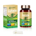 Lutein Eye Vitamins Supplement für Erwachsene - 90 Kapseln, unterstützt die Augengesundheit mit Zeaxanthin, Zink, Vitamin C & E, Vegan Formula for Blue Light Protection & Macular Support (1)