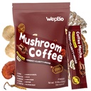 Mushroom Coffee Mocha 11 in 1 Adaptogenic Mushroom Blend with Ashwagandha KSM-66,Lions Mane,Reishi,Turkey Tail Instant Mushrooms Coffee for Boost Energy,Focus,Sugar-Free,30 Servings