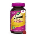 Der Weg der Natur lebt! Haar, Haut & Nägel Gummis mit Kollagen und Biotin, Advanced Beauty Formula Supplement mit antioxidativen Vitaminen C & E *, Erdbeer aromatisiert, 60 Gummis